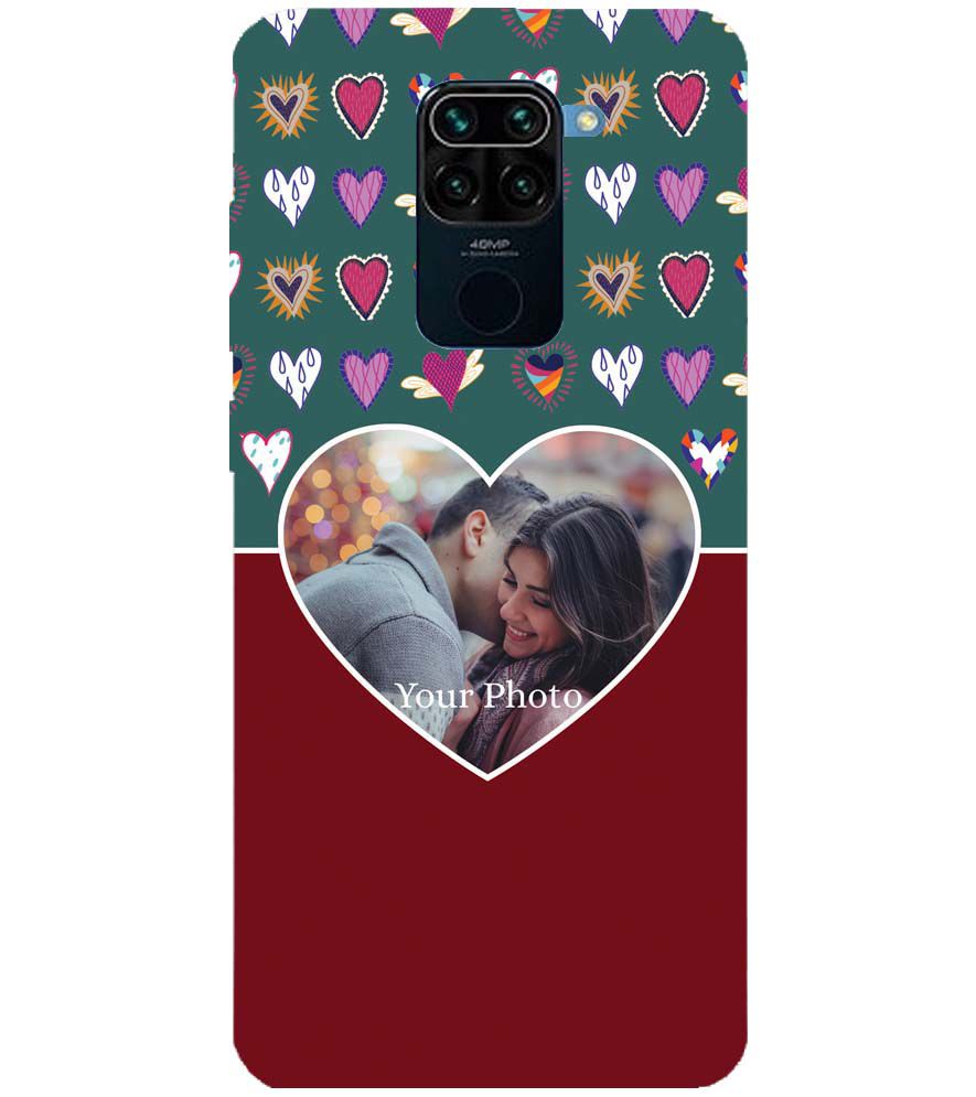 A0516-Hearts Photo Back Cover for Xiaomi Redmi Note 9