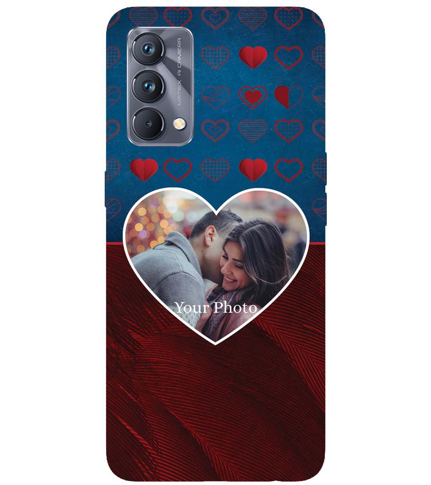 A0517-Blue Hearts Photo Back Cover for Realme GT Master