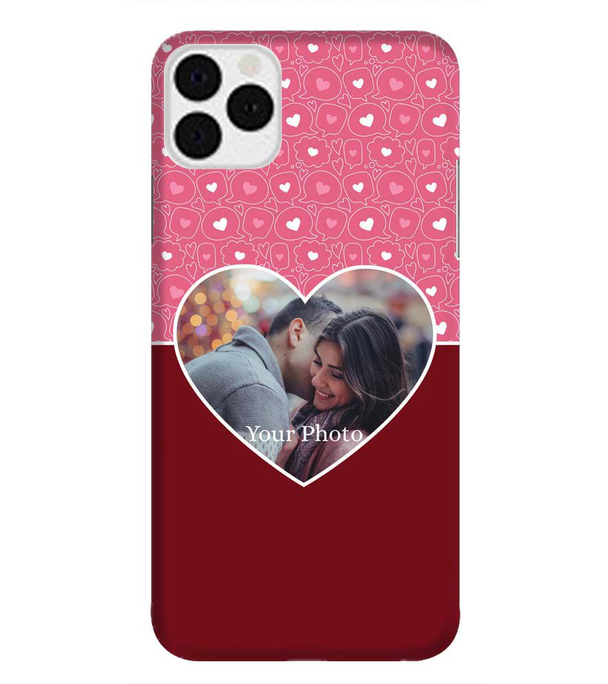 A0518-Pink Hearts Photo Back Cover for Apple iPhone 11 Pro