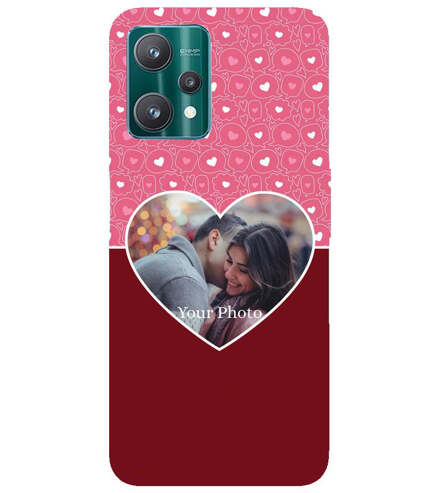 A0518-Pink Hearts Photo Back Cover for Realme 9 Pro