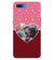 A0518-Pink Hearts Photo Back Cover for Oppo Realme C1