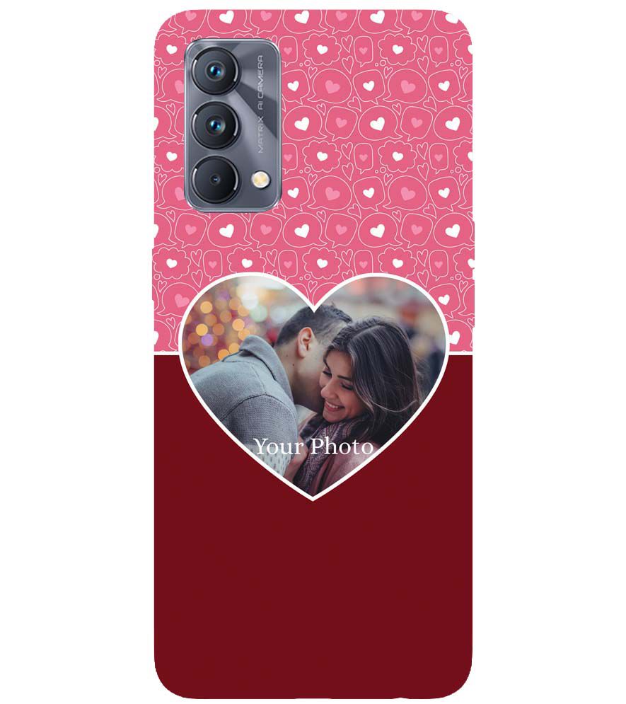 A0518-Pink Hearts Photo Back Cover for Realme GT Master