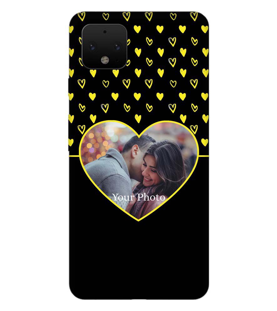 A0519-White Hearts Photo Back Cover for Google Pixel 4