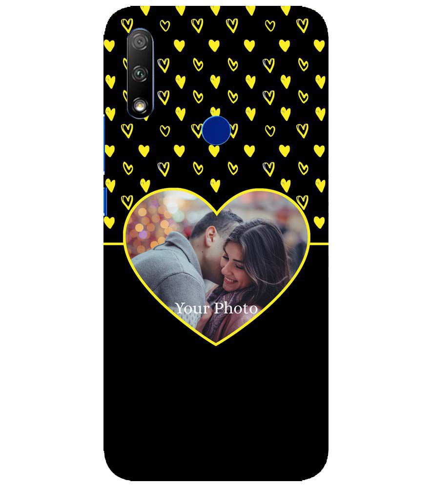 A0519-White Hearts Photo Back Cover for Honor 9X