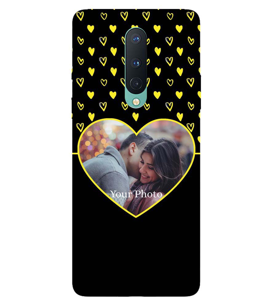 A0519-White Hearts Photo Back Cover for OnePlus 8