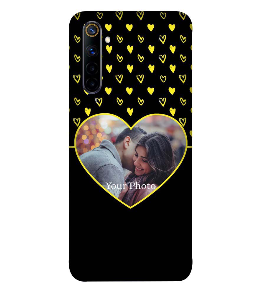 A0519-White Hearts Photo Back Cover for Realme 6i