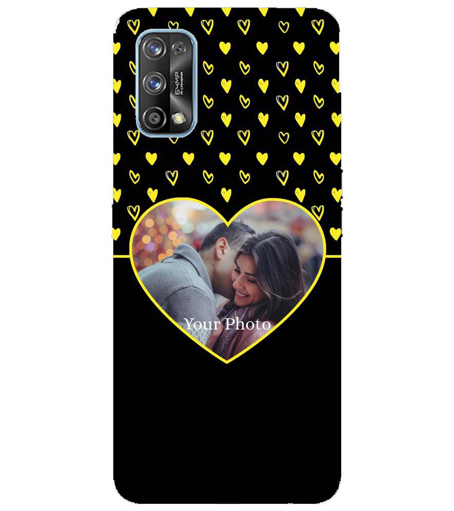 A0519-White Hearts Photo Back Cover for Realme 7 Pro