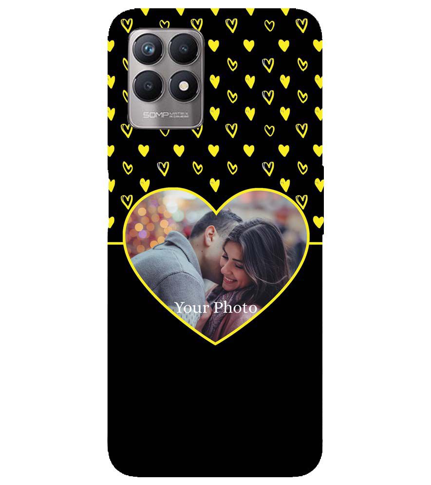 A0519-White Hearts Photo Back Cover for Realme Narzo 50