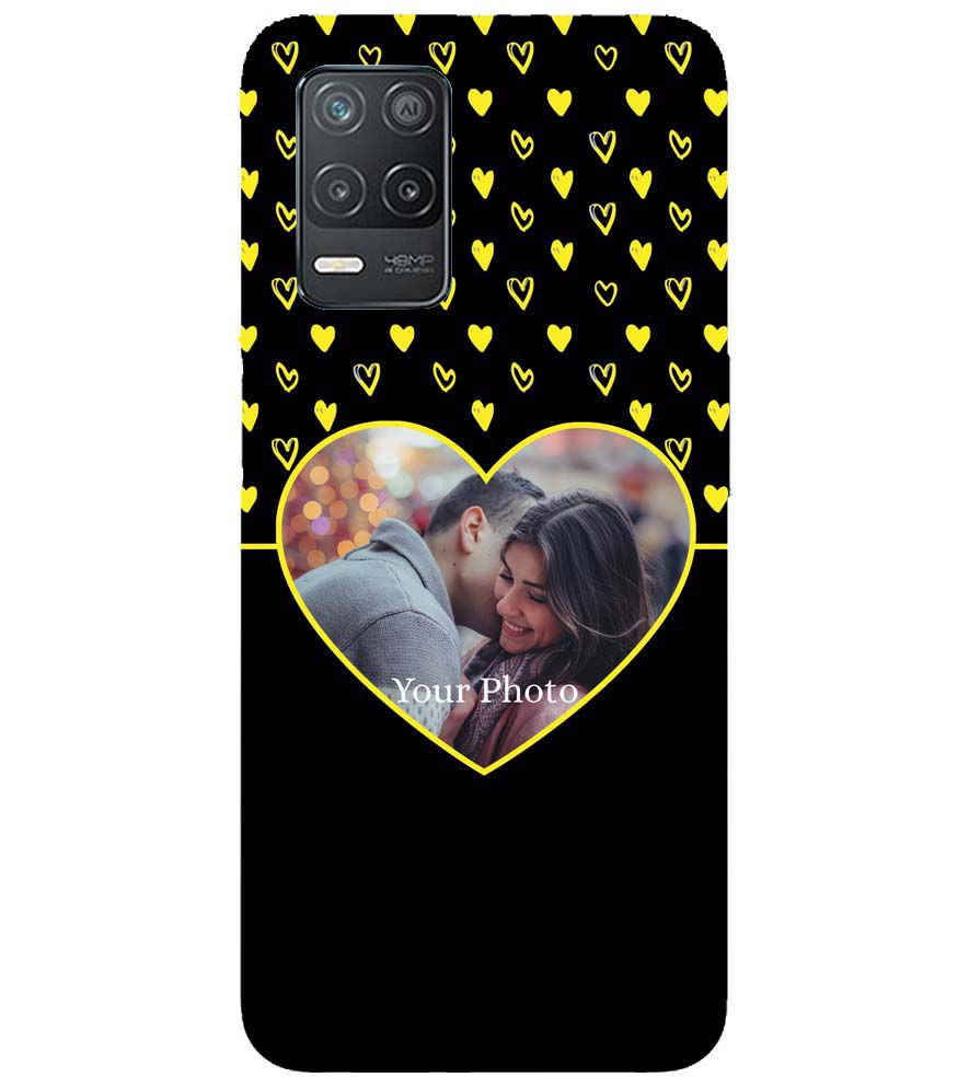 A0519-White Hearts Photo Back Cover for Realme V13 5G