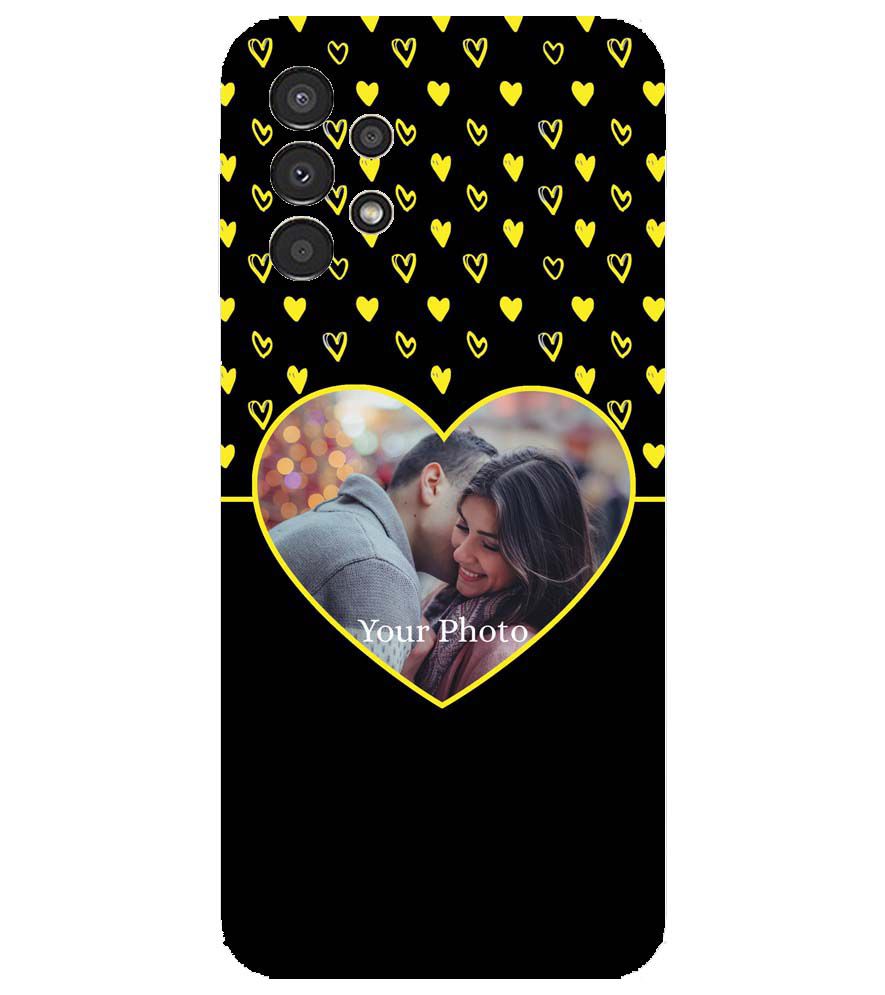 A0519-White Hearts Photo Back Cover for Samsung Galaxy A13