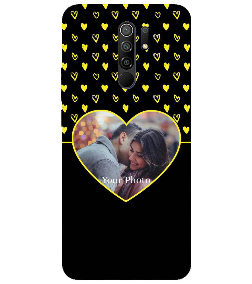 A0519-White Hearts Photo Back Cover for Xiaomi Poco M2