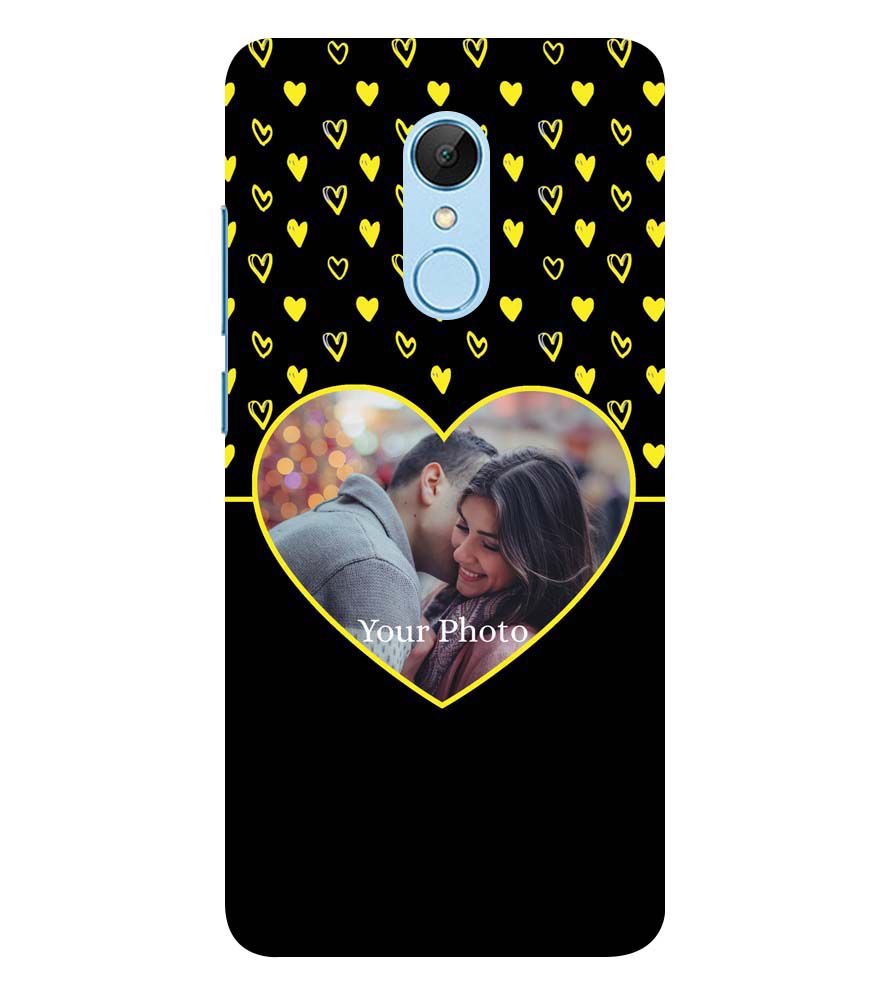 A0519-White Hearts Photo Back Cover for Xiaomi Redmi 5