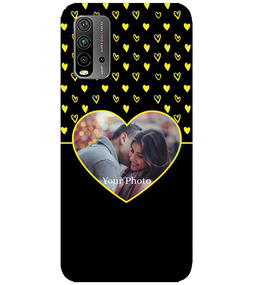 A0519-White Hearts Photo Back Cover for Xiaomi Redmi 9 Power