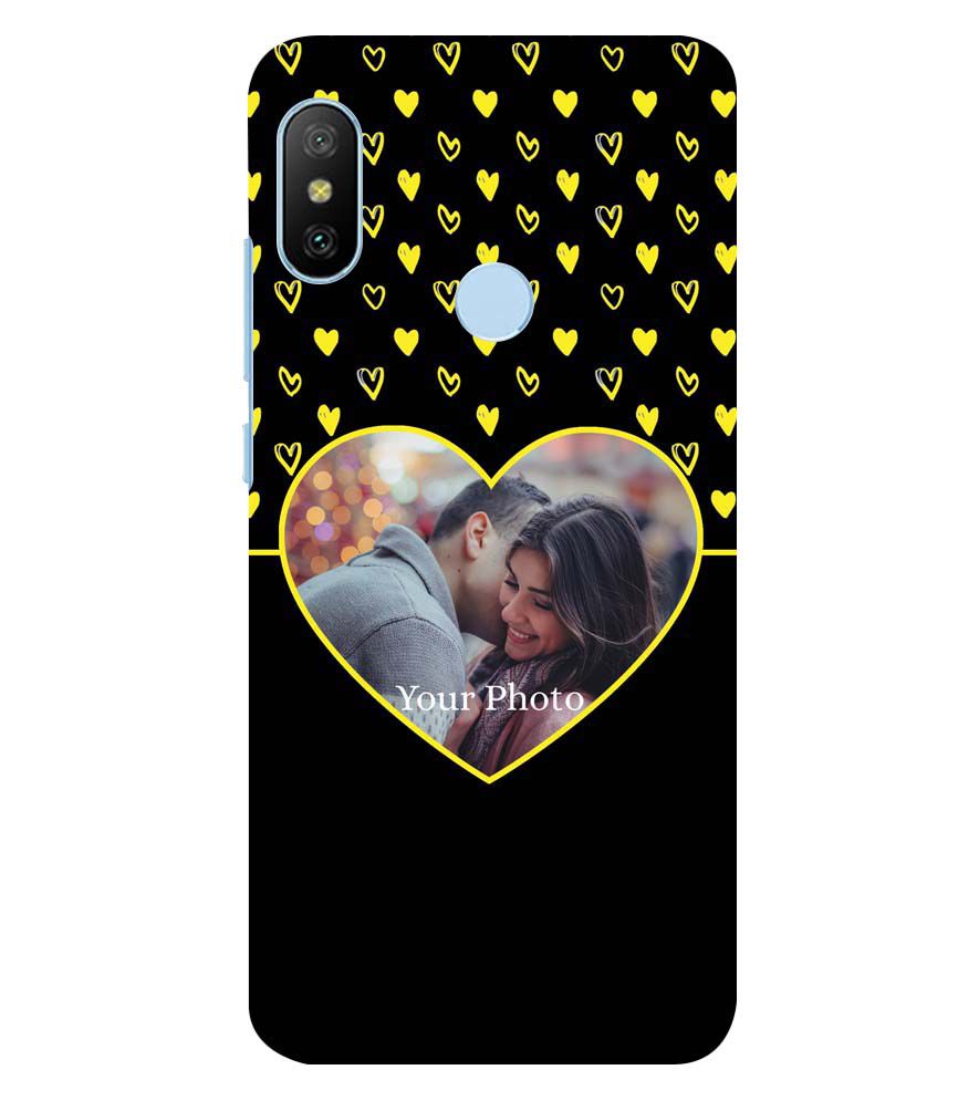 A0519-White Hearts Photo Back Cover for Xiaomi Redmi A2