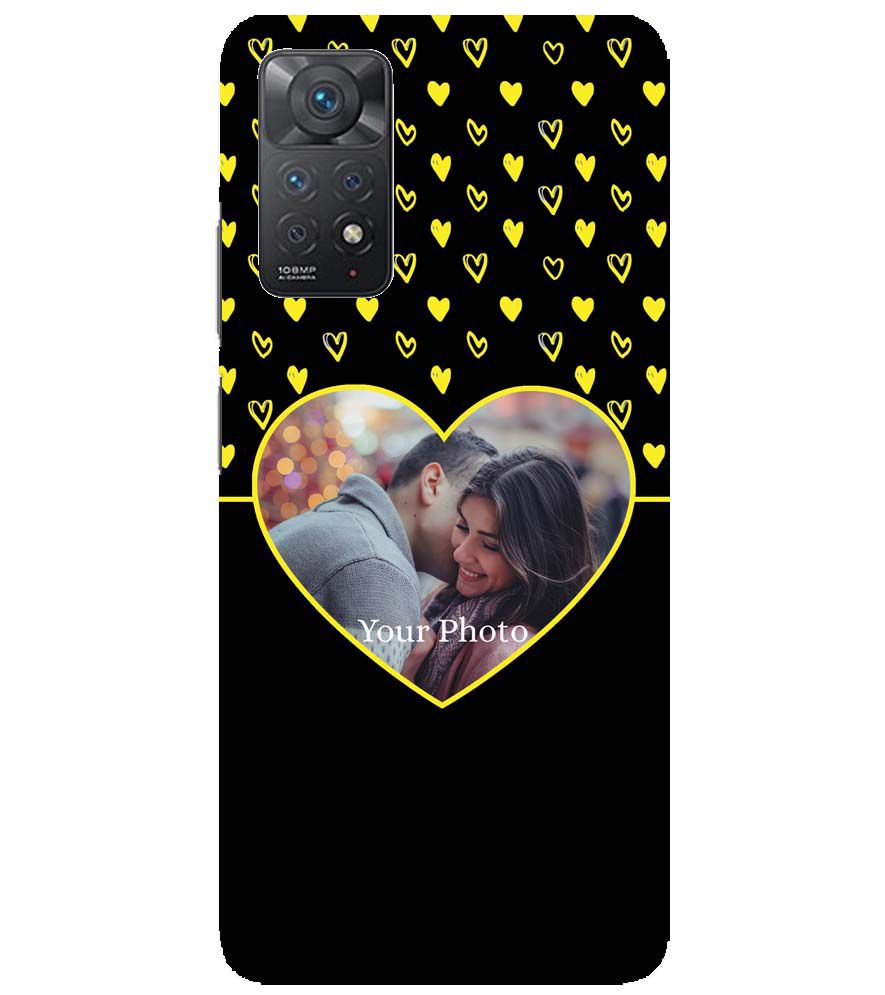 A0519-White Hearts Photo Back Cover for Xiaomi Redmi Note 11 Pro