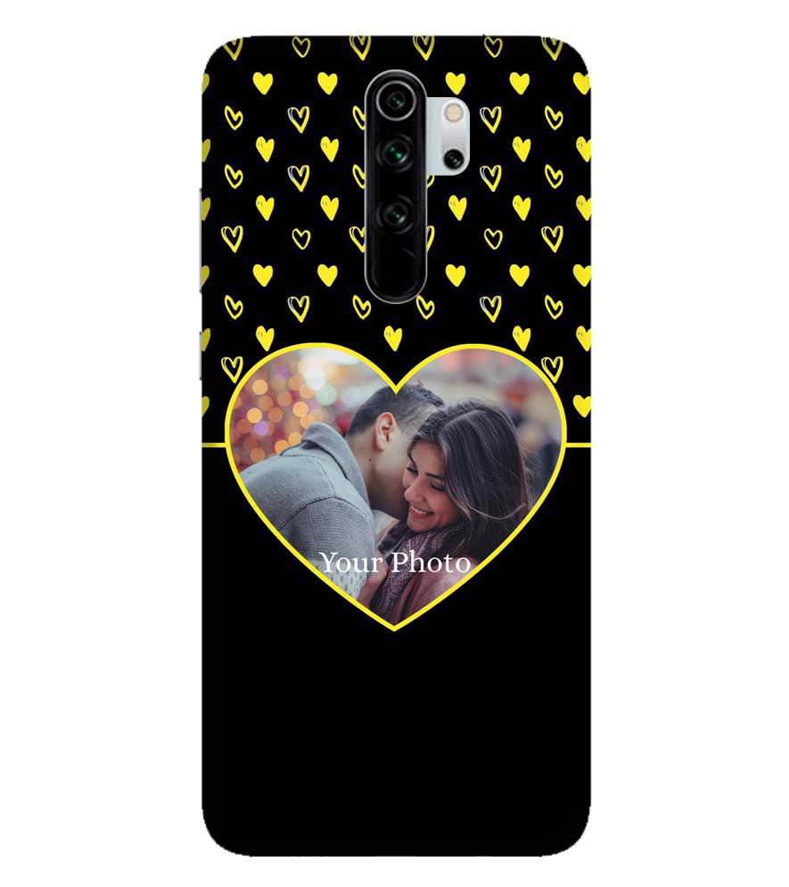 A0519-White Hearts Photo Back Cover for Xiaomi Redmi Note 8 Pro