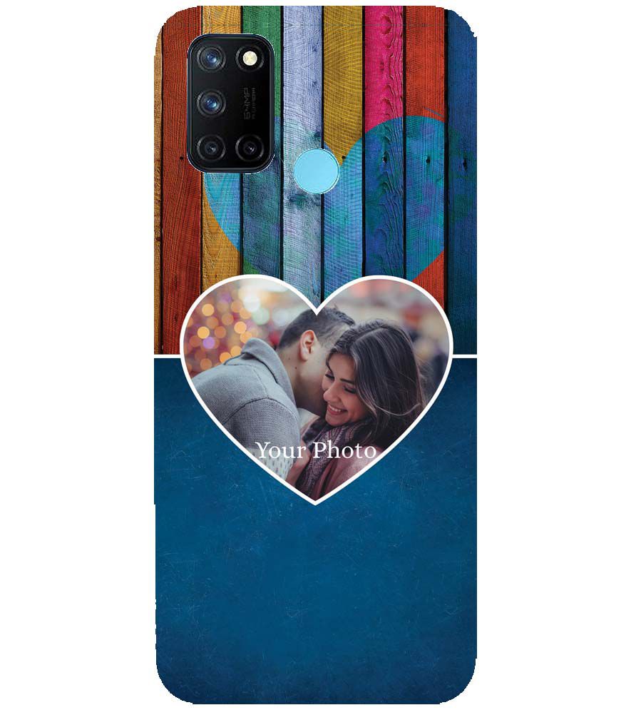 A0520-Woody Heart Photo Back Cover for Realme C17