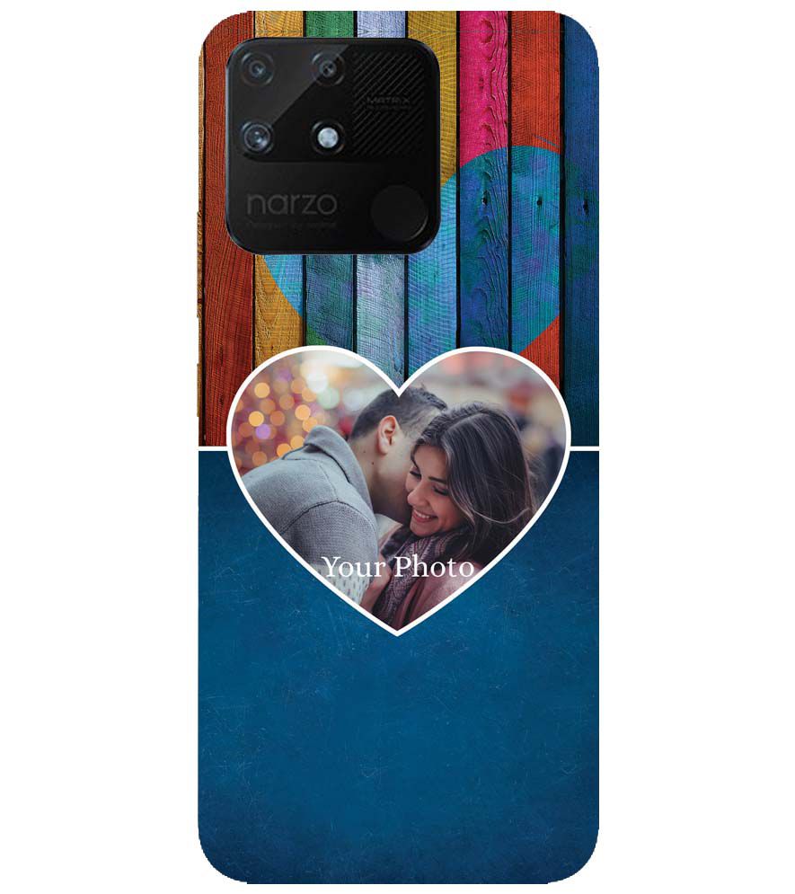 A0520-Woody Heart Photo Back Cover for Realme Narzo 50A