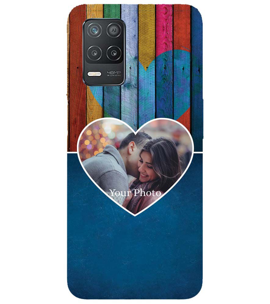 A0520-Woody Heart Photo Back Cover for Realme V13 5G