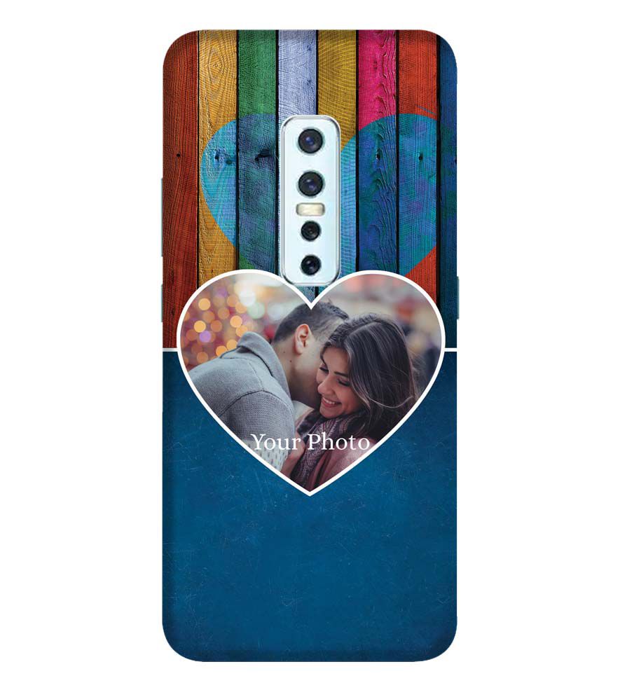 A0520-Woody Heart Photo Back Cover for Vivo V17 Pro