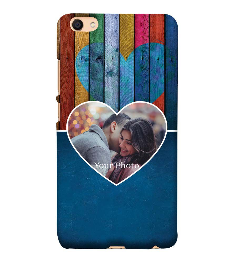 A0520-Woody Heart Photo Back Cover for Vivo Y55L