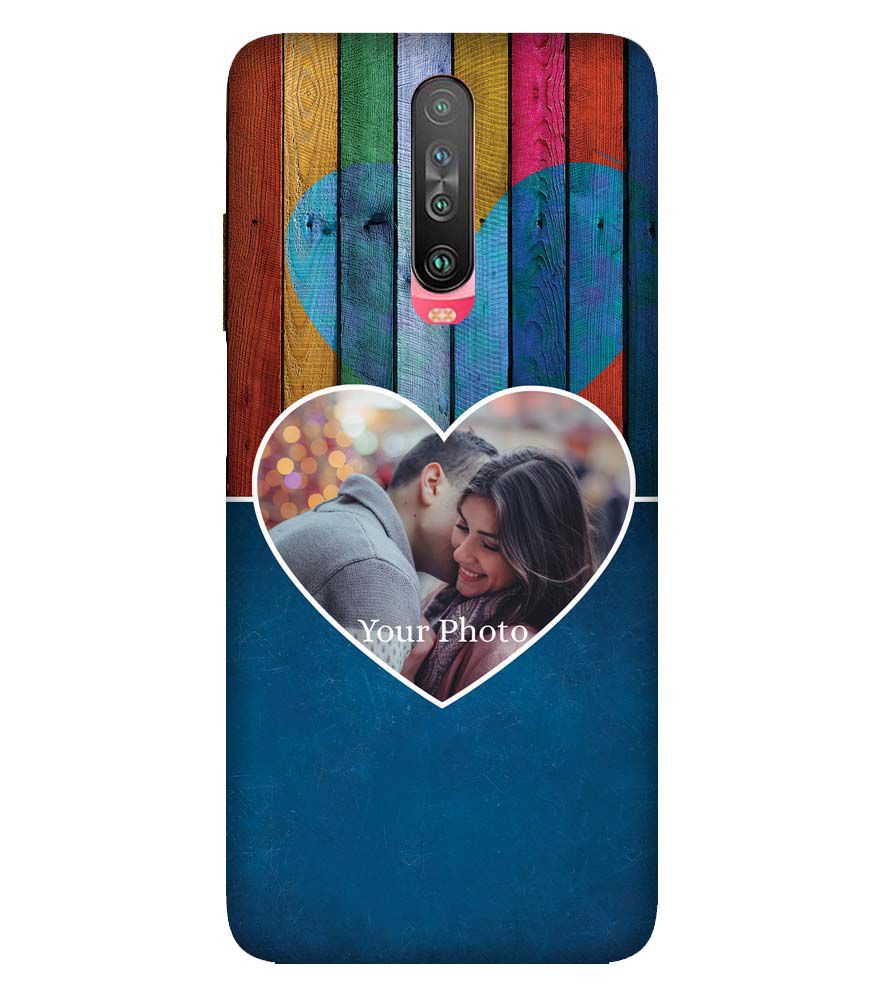 A0520-Woody Heart Photo Back Cover for Xiaomi Poco X2