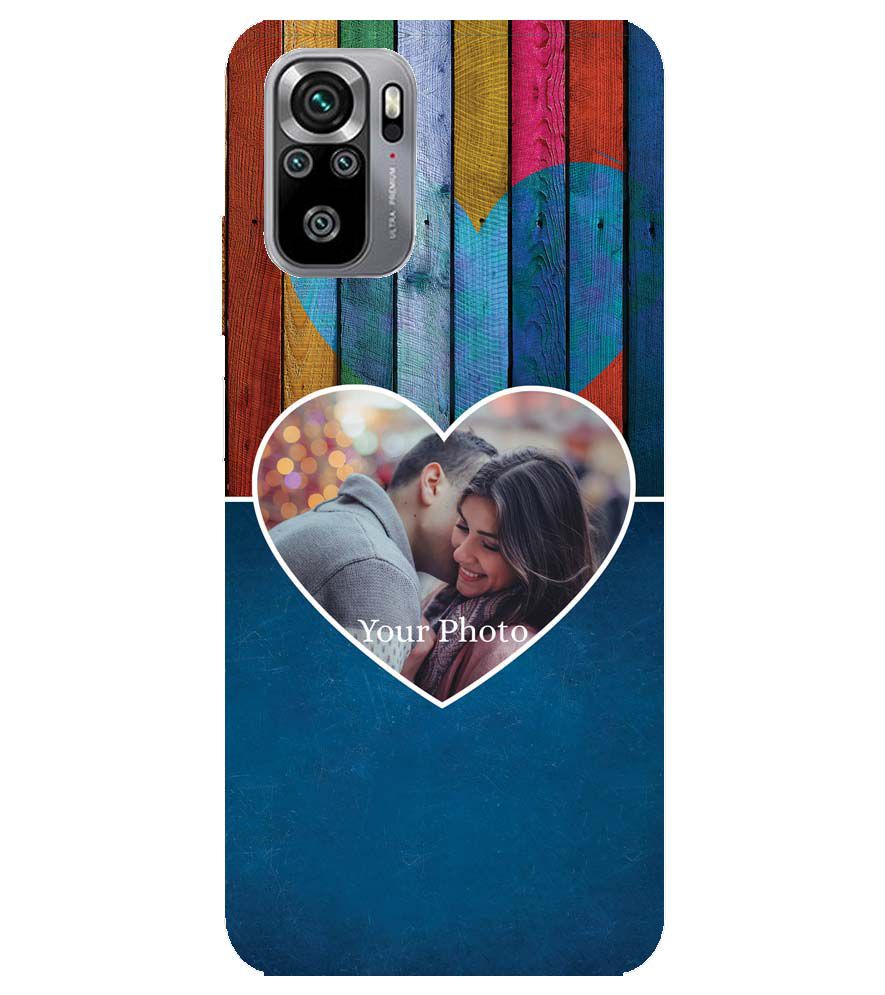 A0520-Woody Heart Photo Back Cover for Xiaomi Redmi Note 10