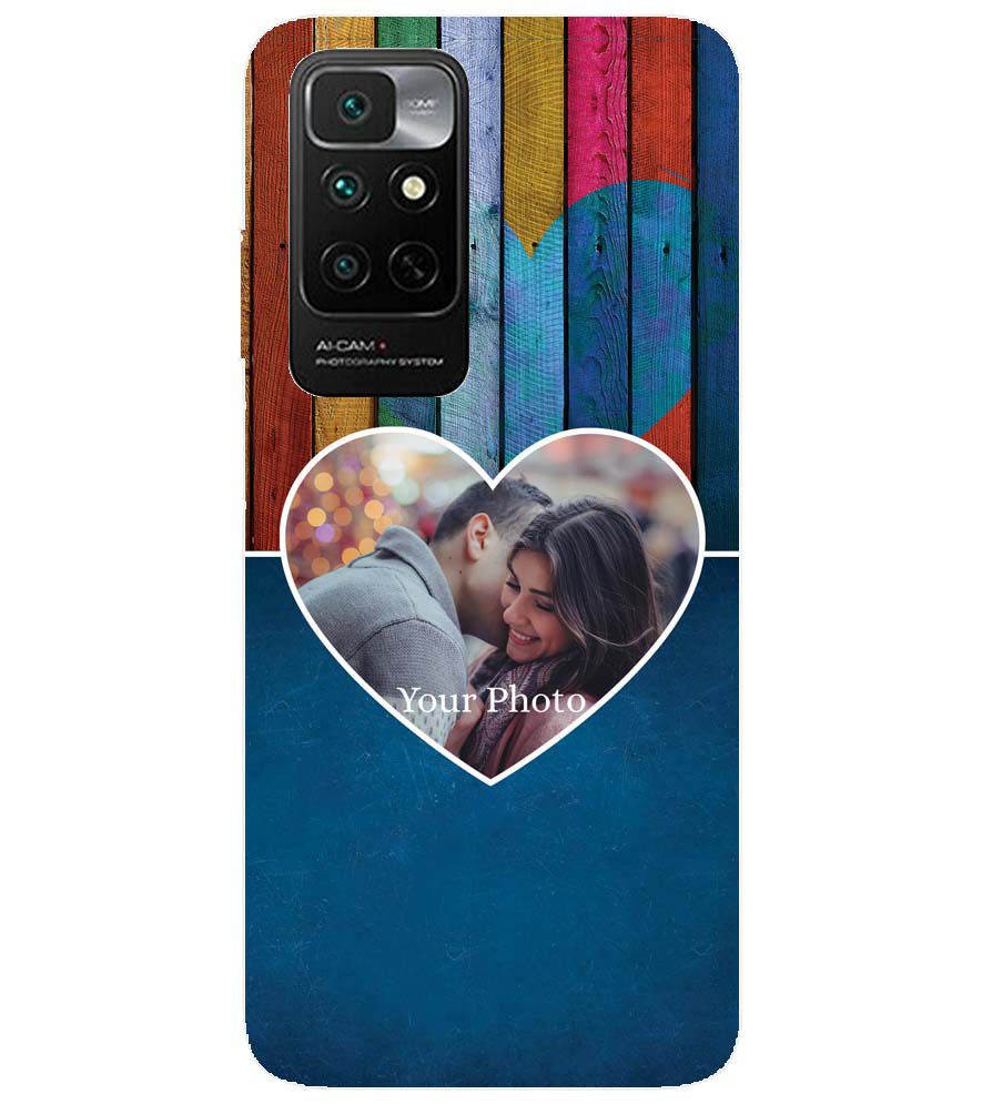 A0520-Woody Heart Photo Back Cover for Xiaomi Redmi Note 11 4G