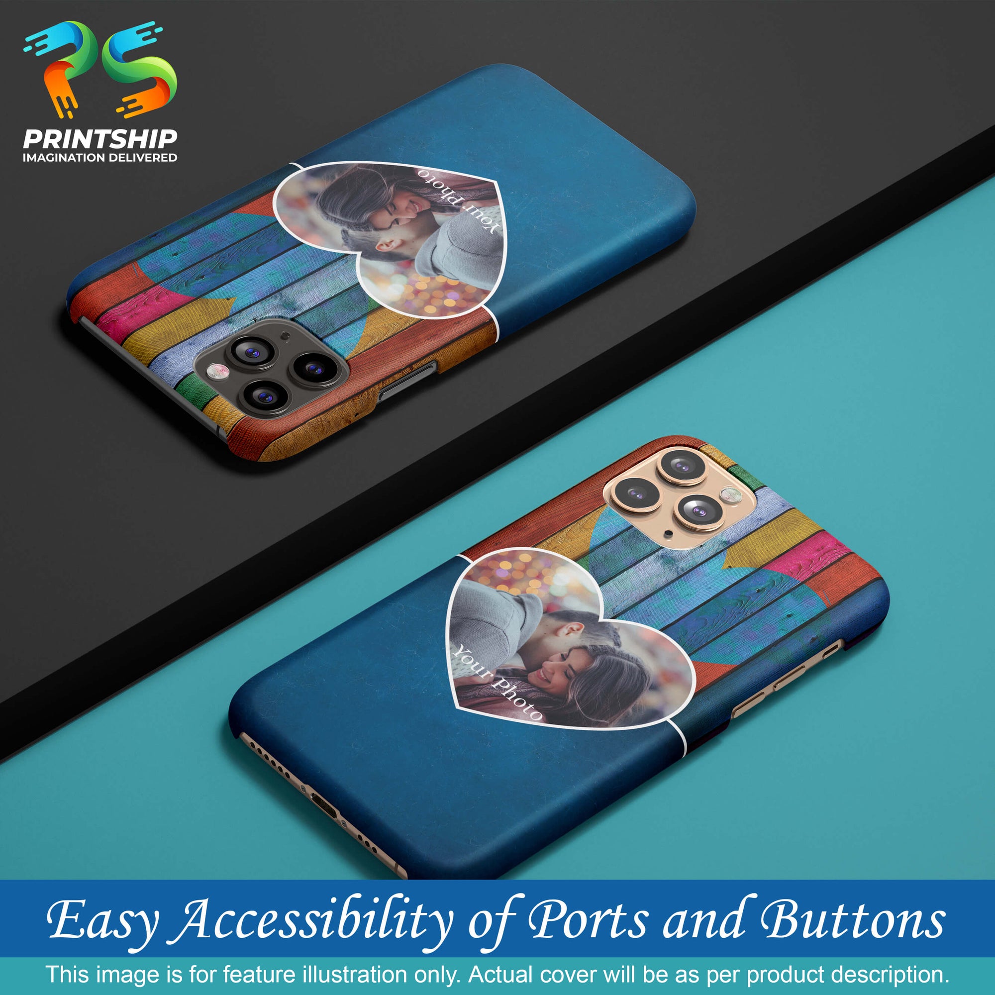 A0520-Woody Heart Photo Back Cover for Vivo V17 Pro-Image5