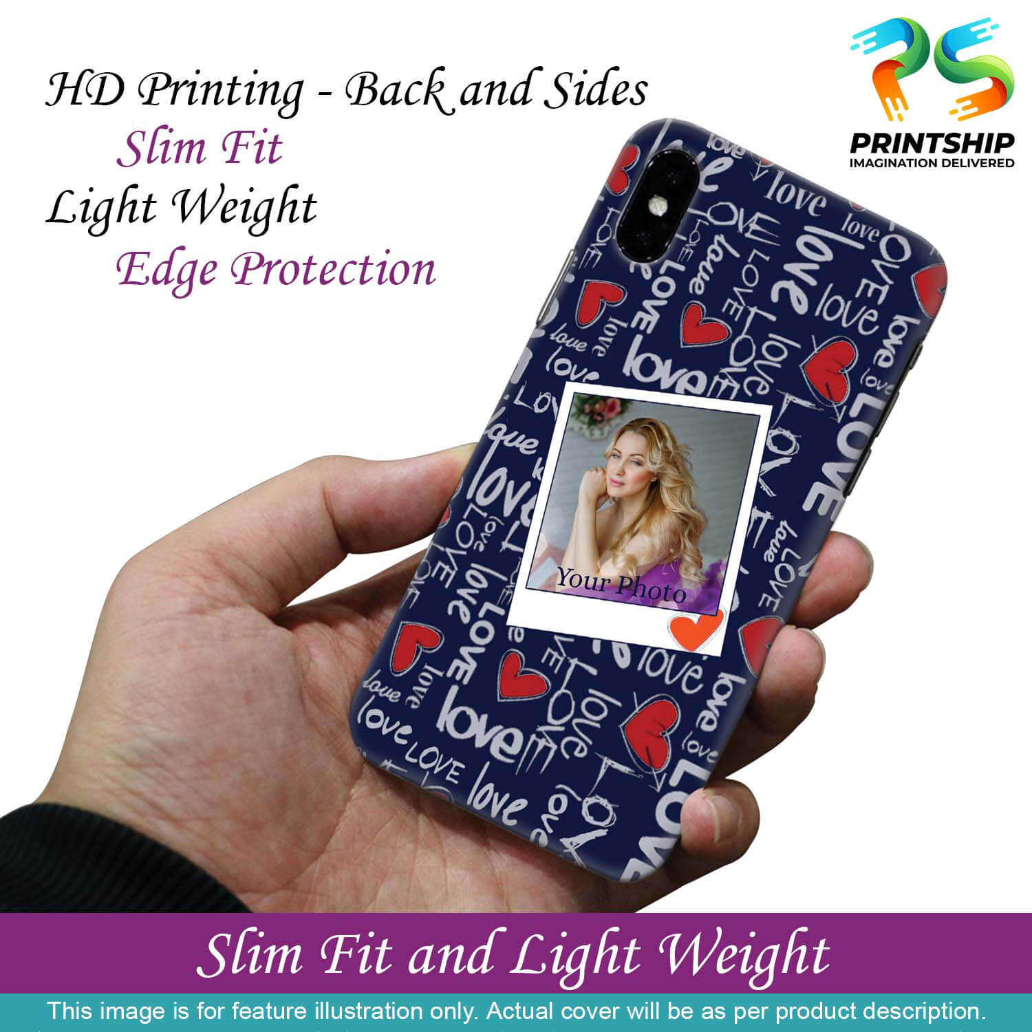 A0521-Love All Around Back Cover for Realme 9 Pro