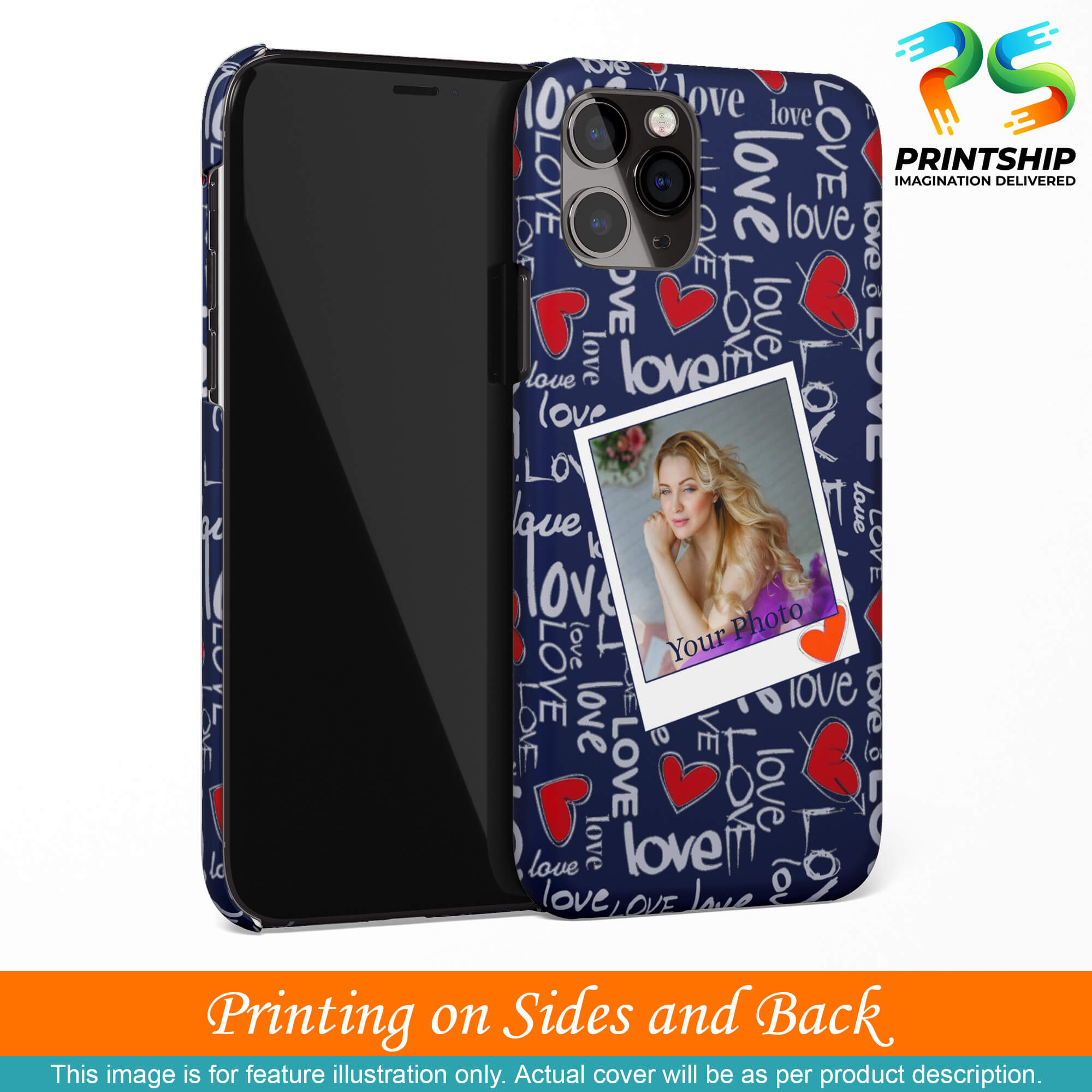 A0521-Love All Around Back Cover for Realme 7 Pro-Image3