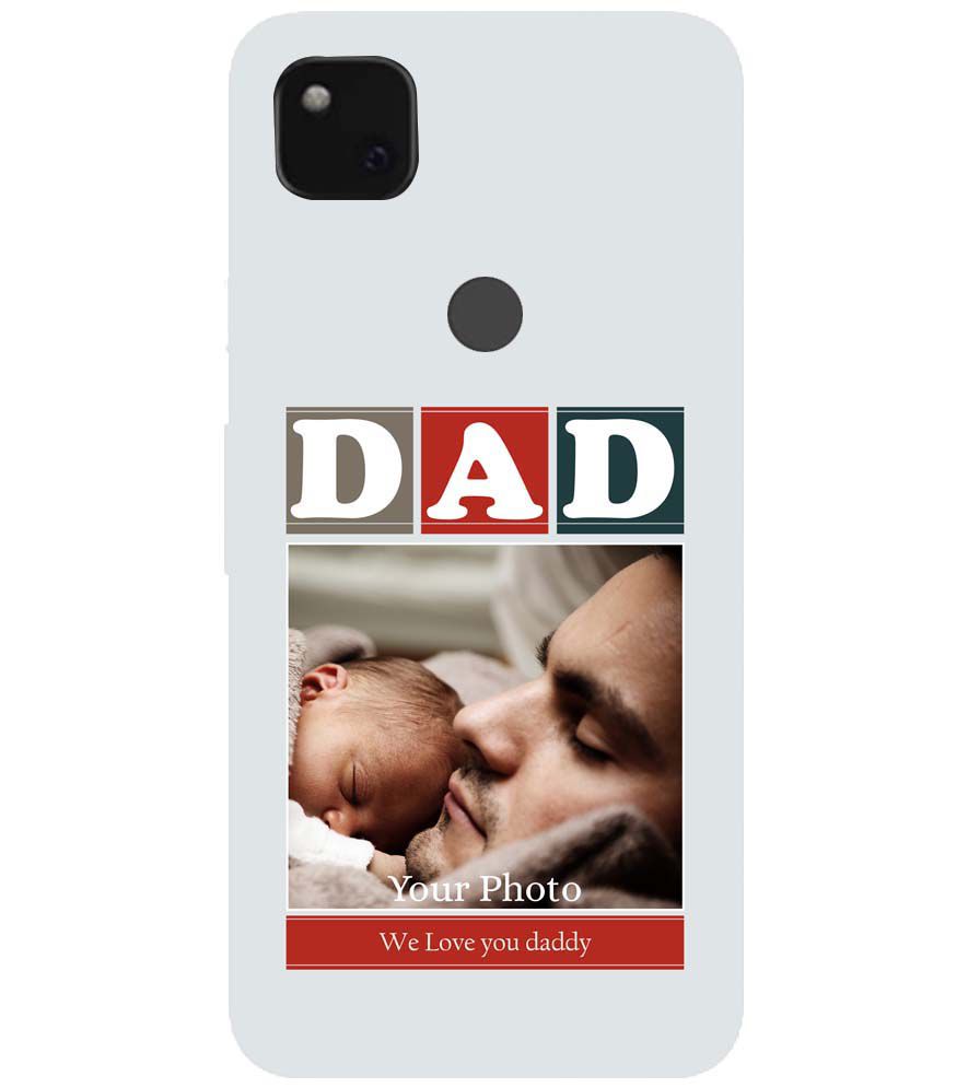 A0523-Love Dad Back Cover for Google Pixel 4a