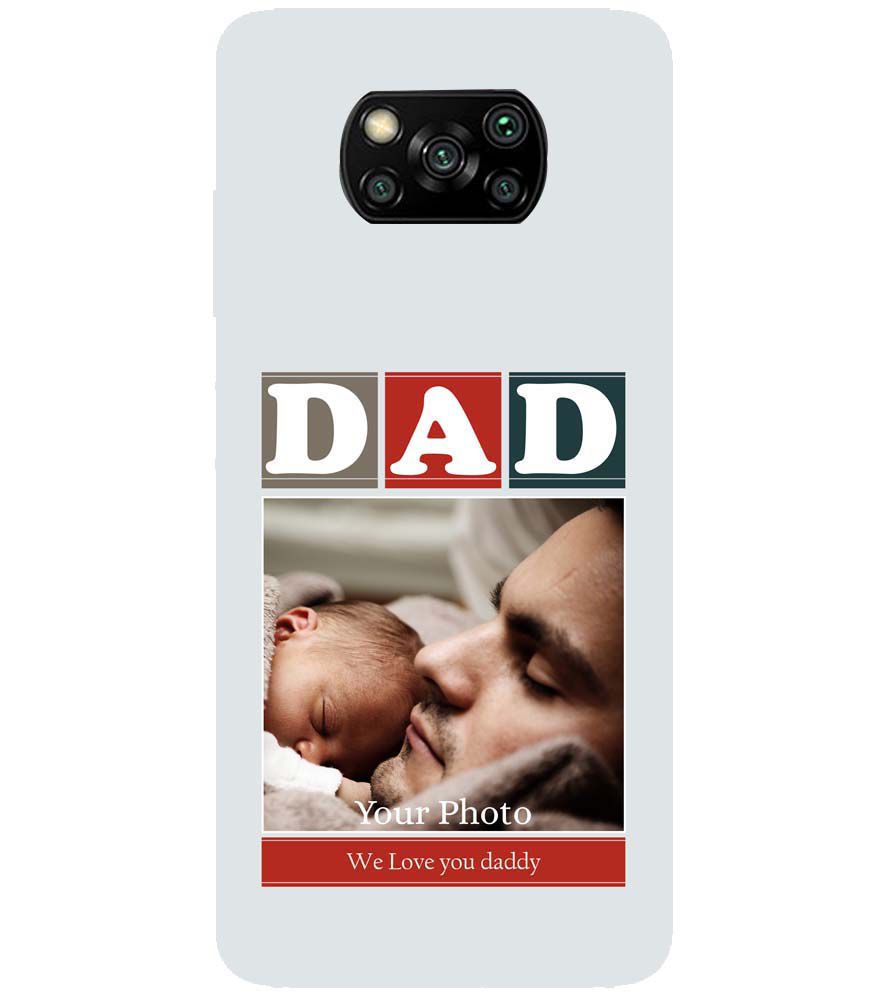 A0523-Love Dad Back Cover for Xiaomi Poco X3