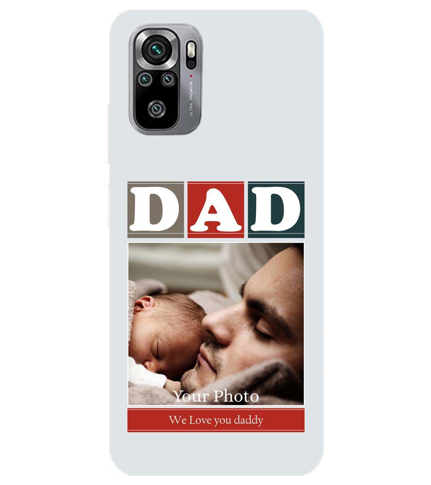 A0523-Love Dad Back Cover for Xiaomi Redmi Note 10