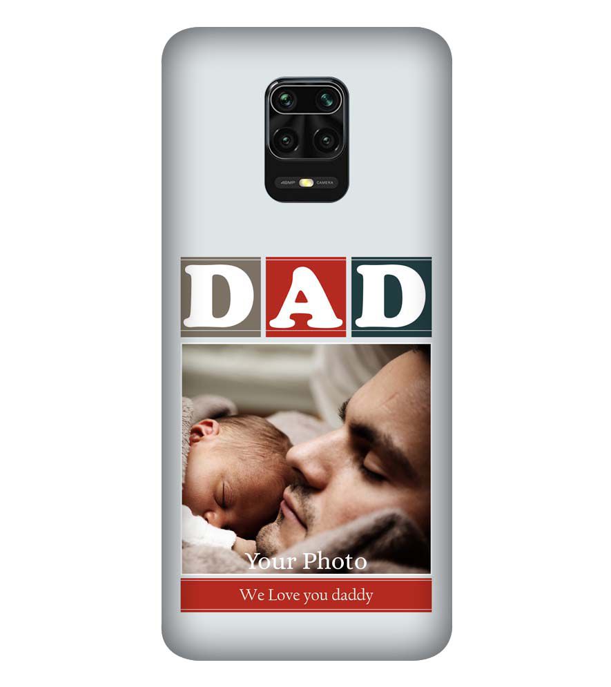 A0523-Love Dad Back Cover for Xiaomi Redmi Note 9 Pro