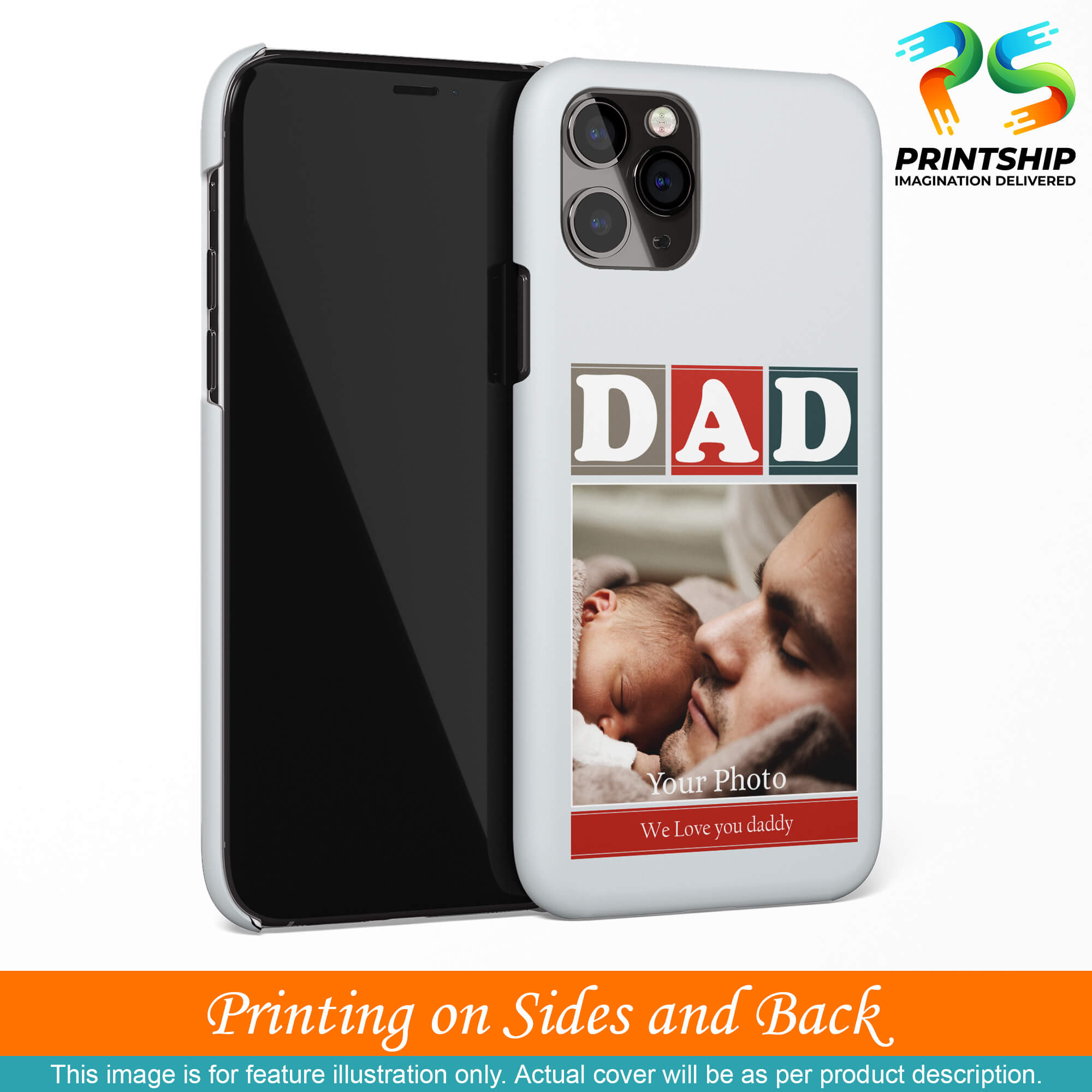 A0523-Love Dad Back Cover for Xiaomi Redmi 7-Image3