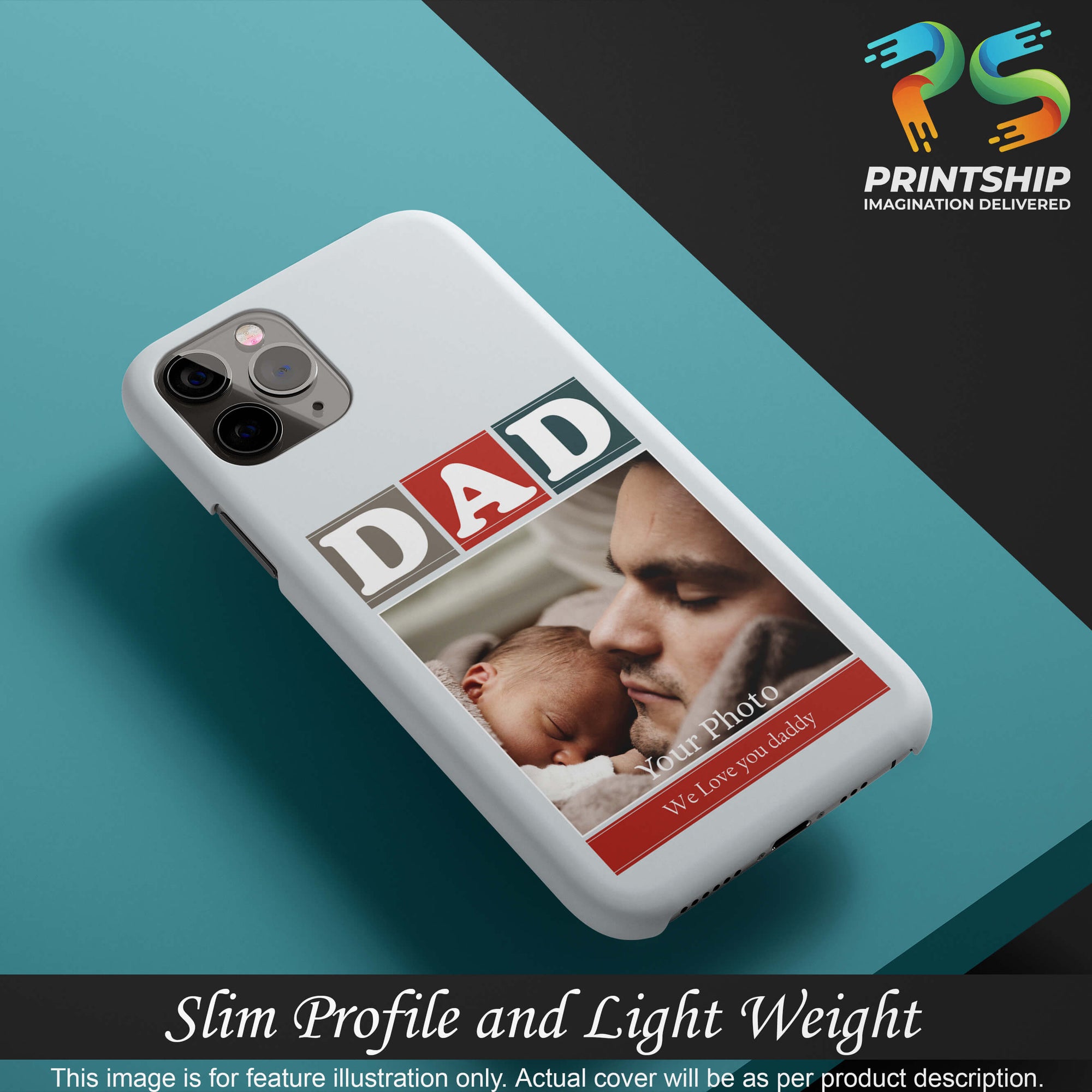 A0523-Love Dad Back Cover for Xiaomi Redmi K40-Image4