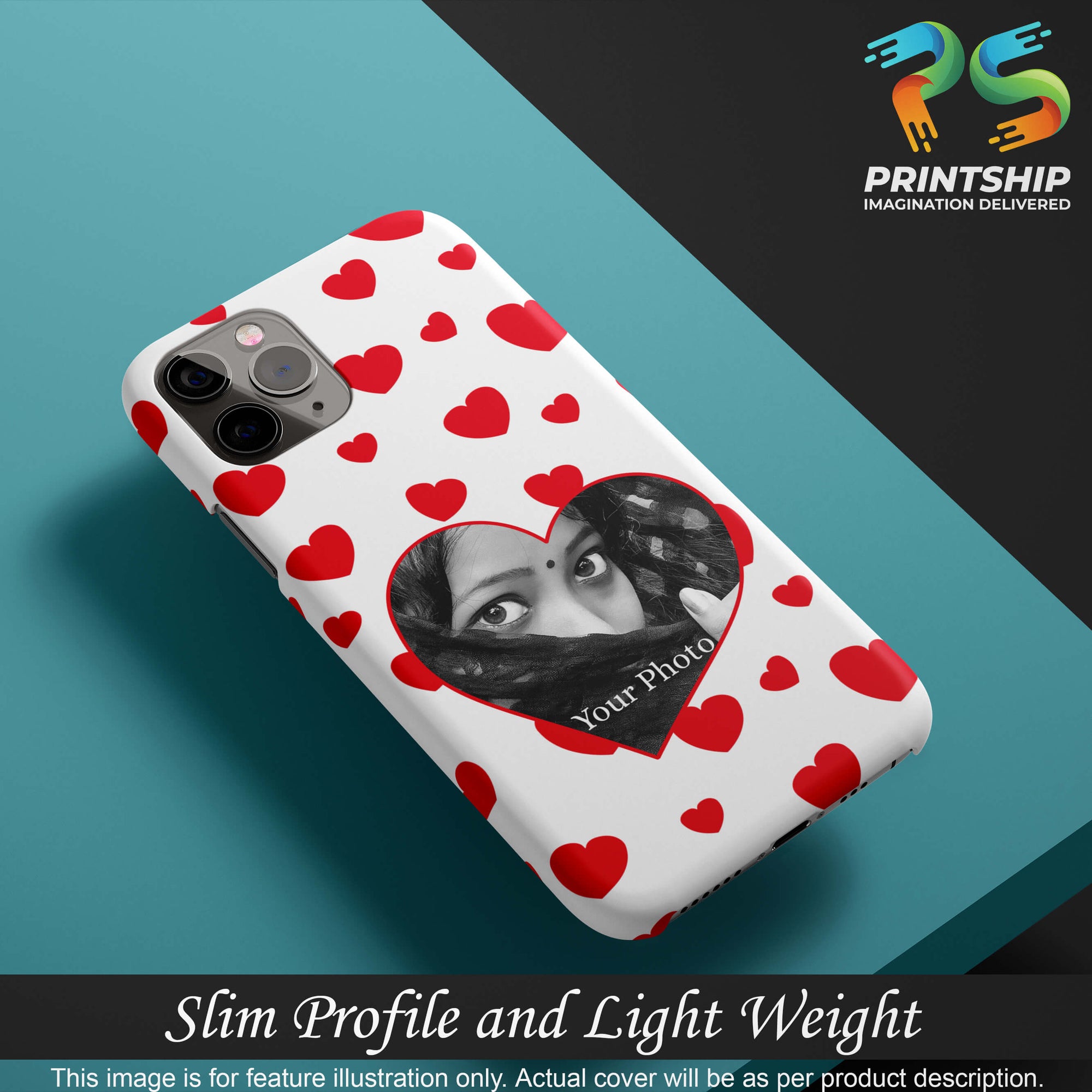 A0525-Loving Hearts Back Cover for Huawei Honor Play-Image4