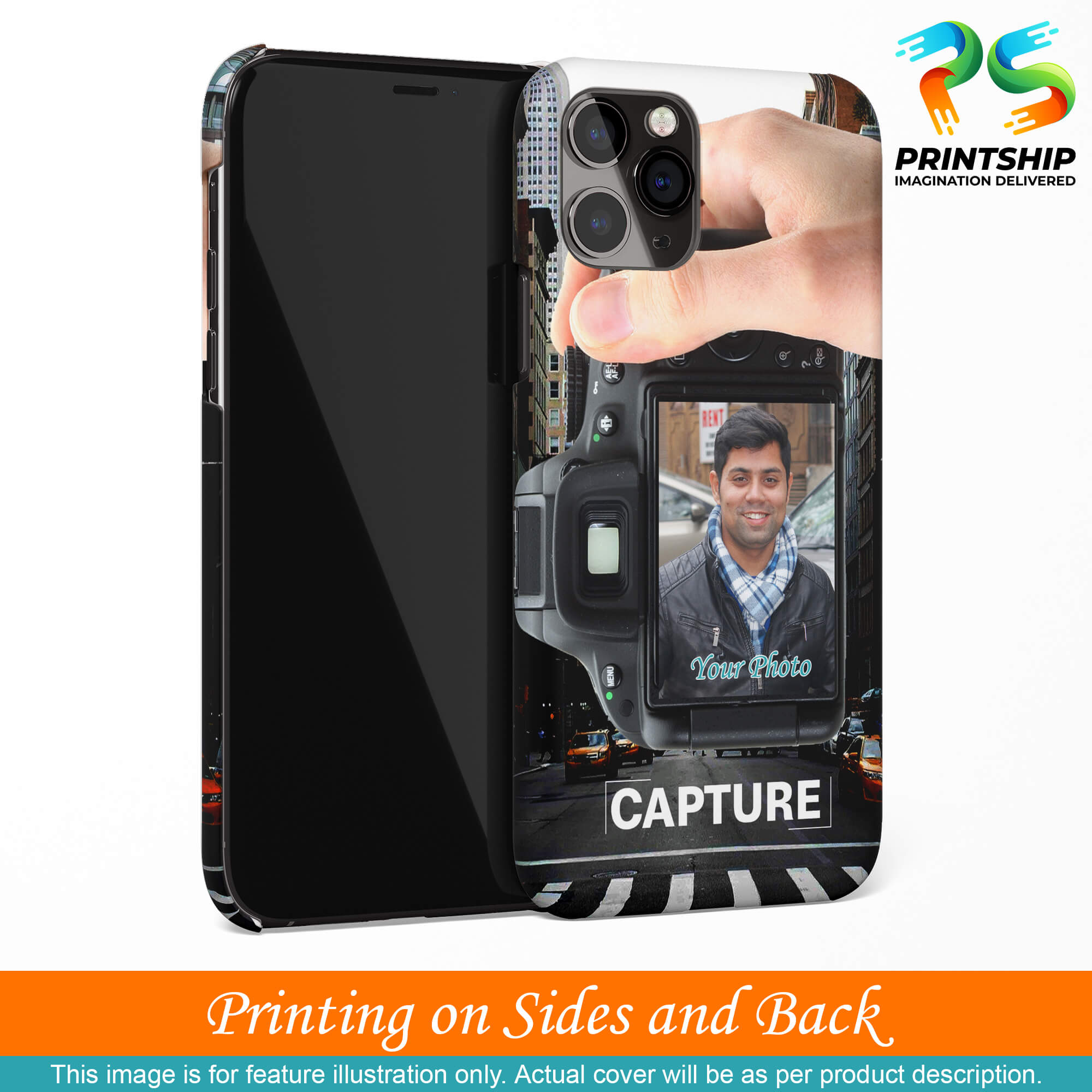 A0526-Capture Photo Back Cover for Xiaomi Redmi Note 9-Image3