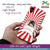 A0527-Red and White Frame Back Cover for Samsung Galaxy A20