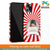 A0527-Red and White Frame Back Cover for Realme Narzo 50-Image3