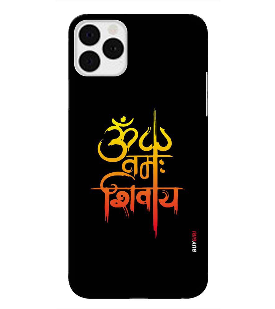 BG0063-Om Namah Shivay Back Cover for Apple iPhone 11 Pro