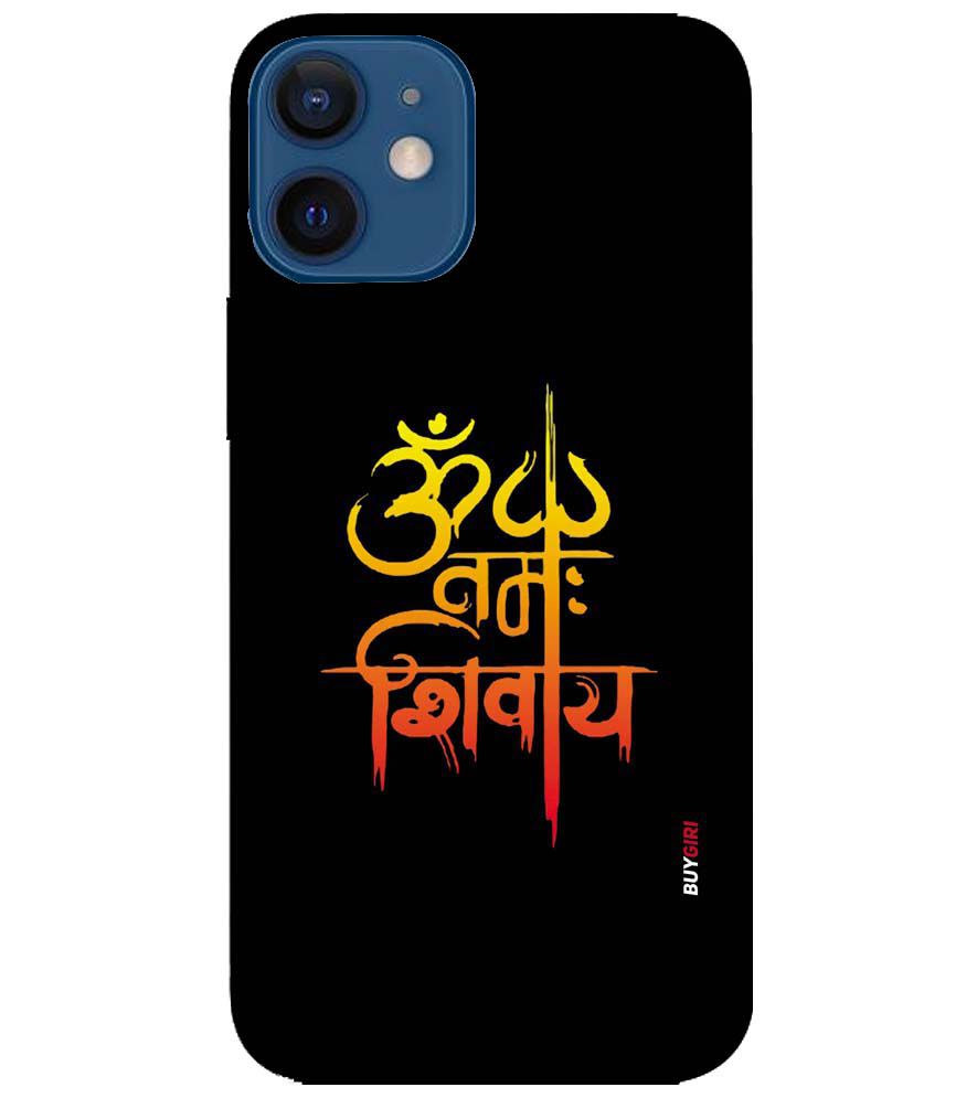 BG0063-Om Namah Shivay Back Cover for Apple iPhone 12 Mini