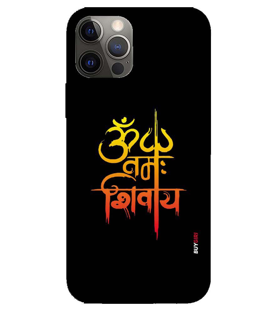 BG0063-Om Namah Shivay Back Cover for Apple iPhone 12 Pro