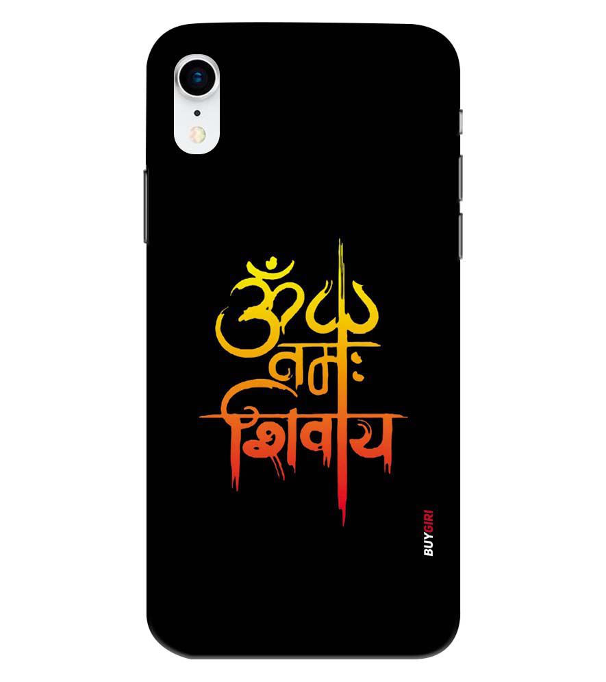 BG0063-Om Namah Shivay Back Cover for Apple iPhone XR