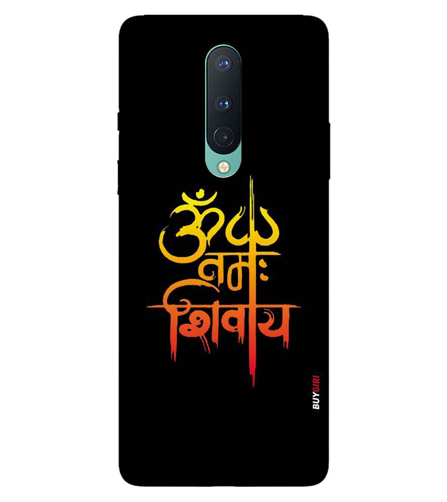 BG0063-Om Namah Shivay Back Cover for OnePlus 8