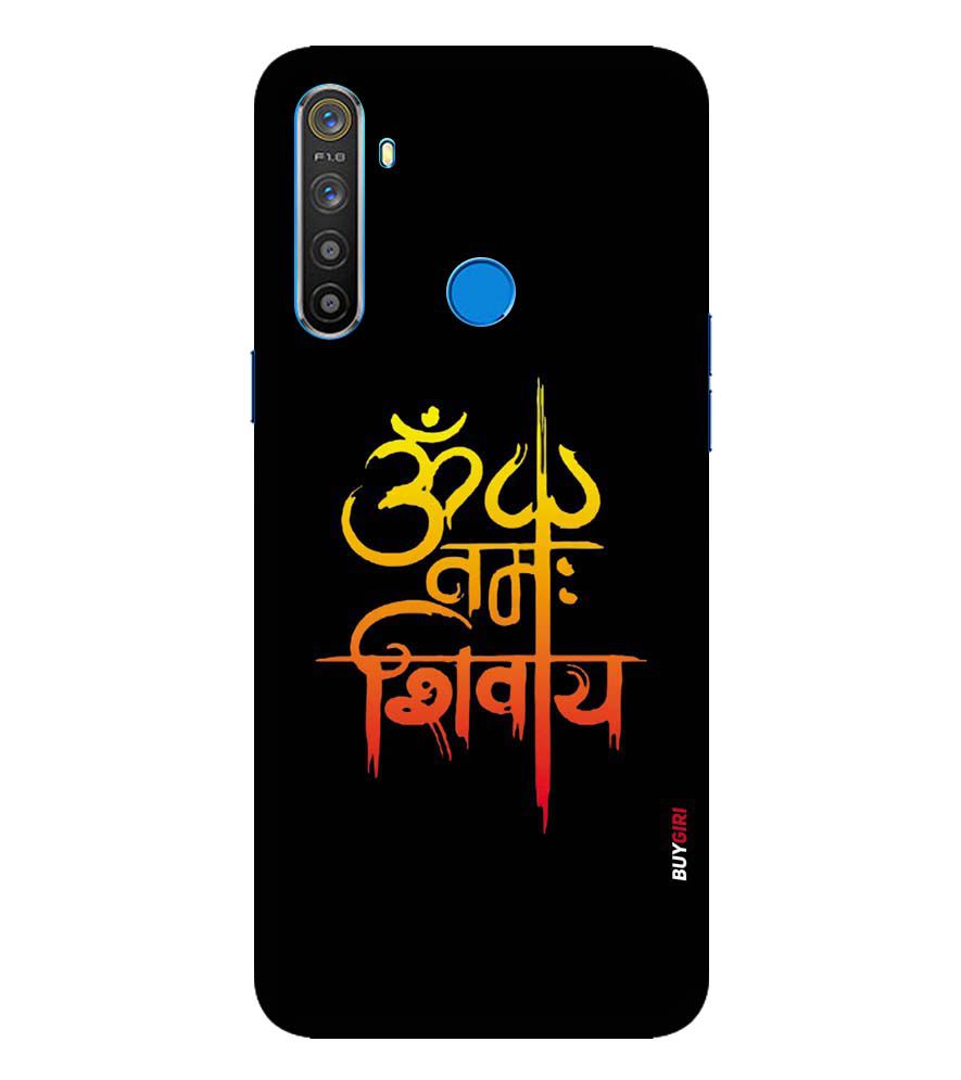 BG0063-Om Namah Shivay Back Cover for Realme 5