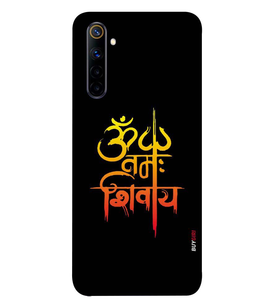 BG0063-Om Namah Shivay Back Cover for Realme 6S