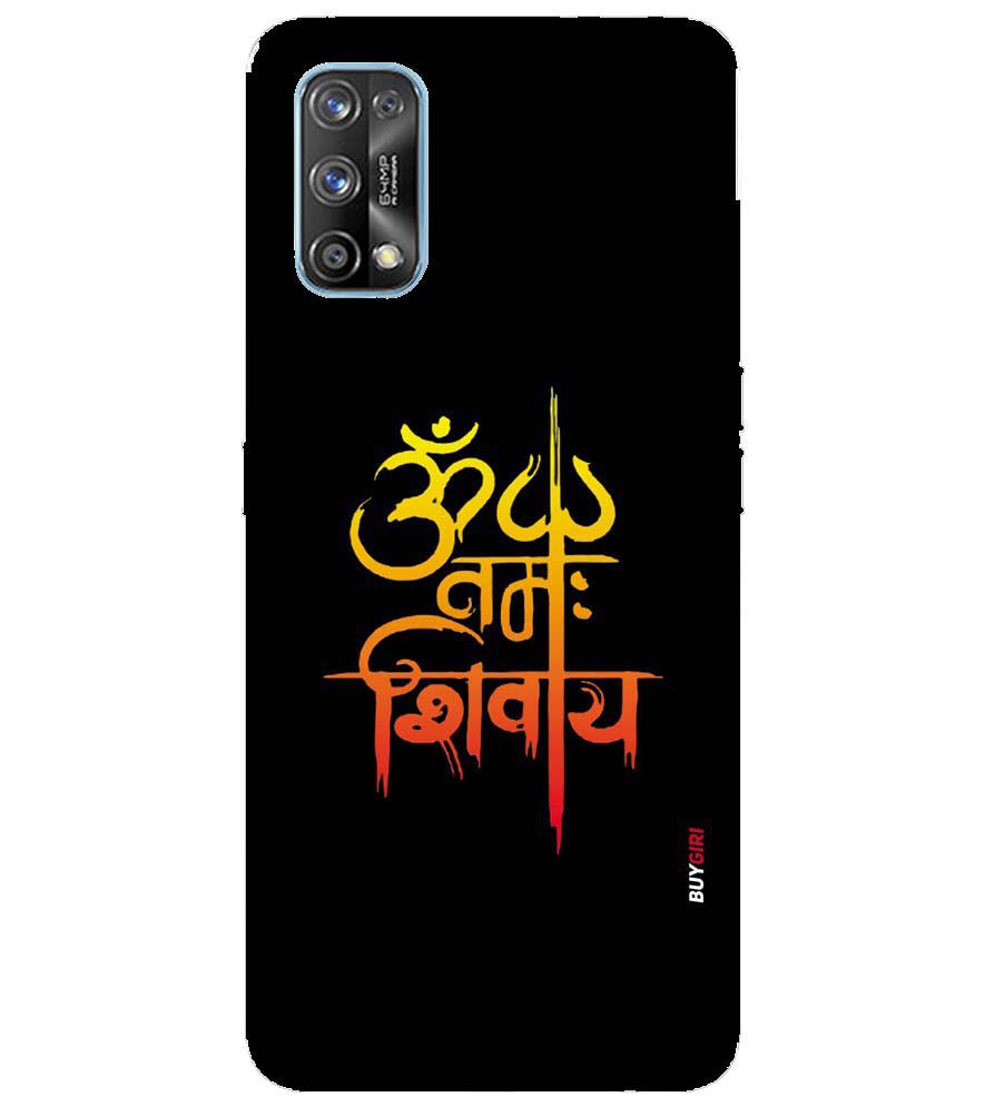 BG0063-Om Namah Shivay Back Cover for Realme 7 Pro