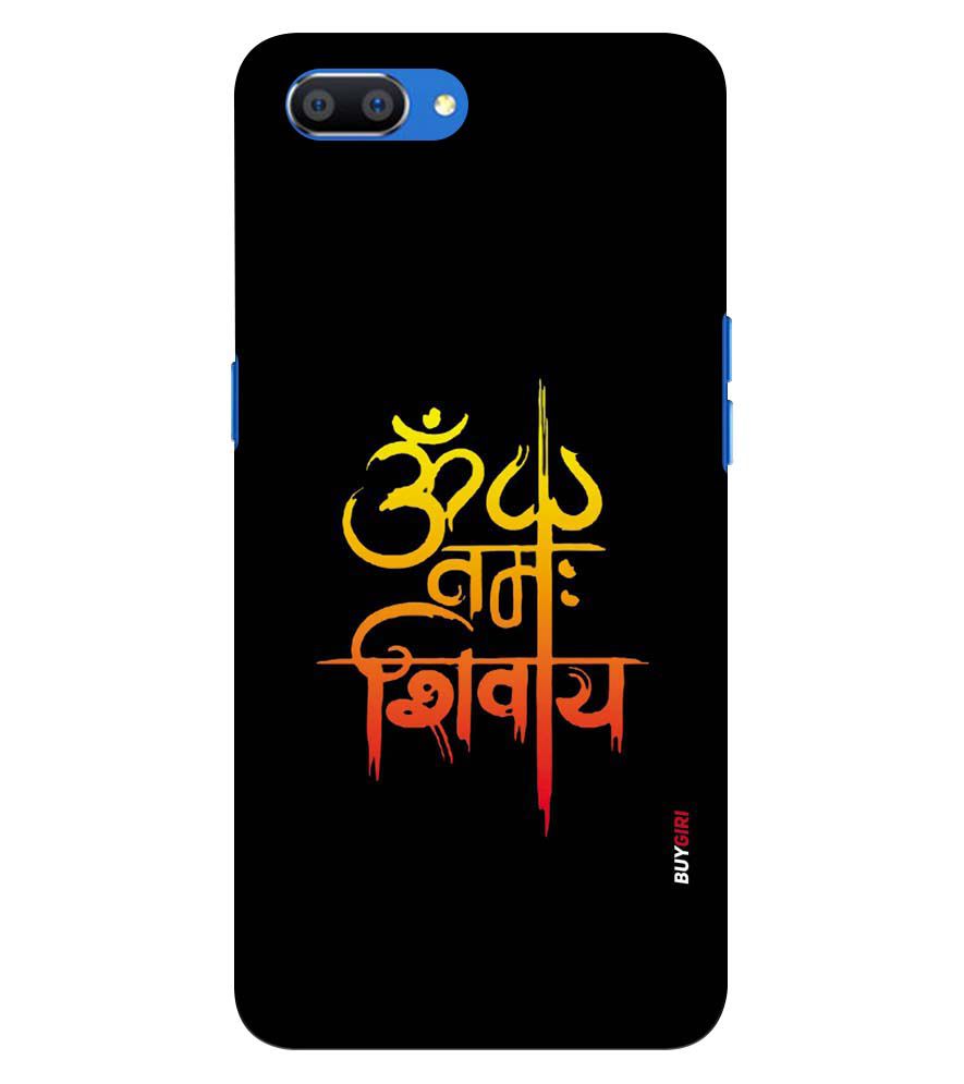 BG0063-Om Namah Shivay Back Cover for Oppo Realme C1